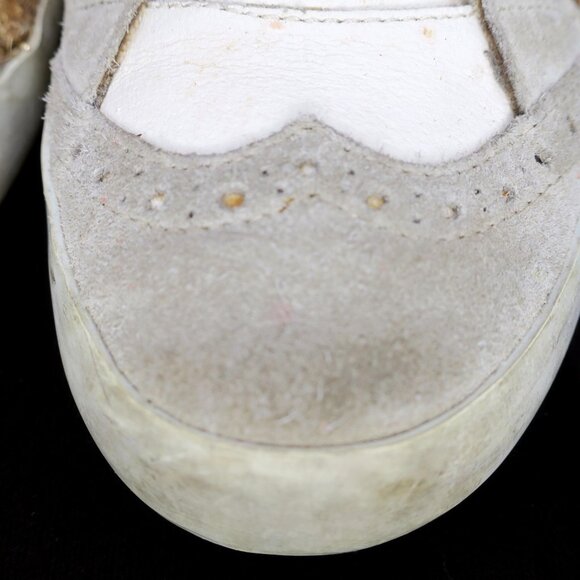 Golden Goose Mid Star Gold Glitter Midstar LE Sneakers Women 37 7M Made in Italy - Picture 3 of 15